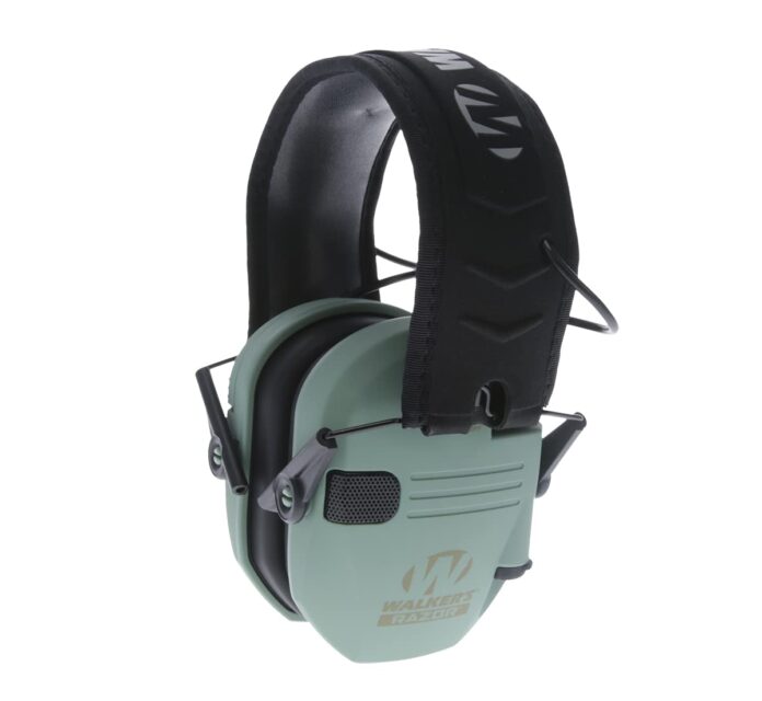 Walker's Razor Slim Ultra Low Profile Compact Design Adjustable Range Shooting Hunting Hearing Protection Electronic Earmuffs