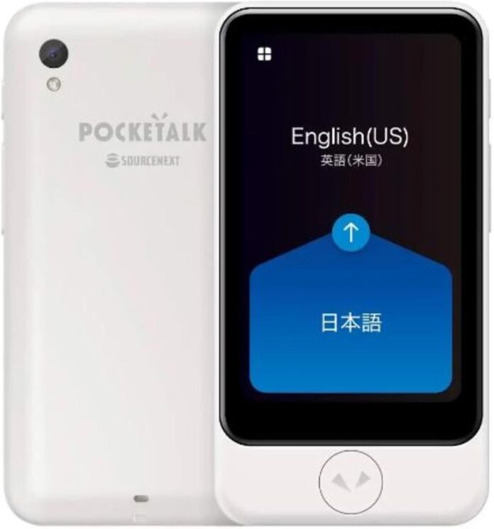 Pocketalk Plus -Real Time, Two-Way Voice & Camera 84+ Language Translator - Extra Large Screen, Longer Battery Life, HIPAA Compliant - Perfect for Travel, Business, Doctors, Nurses, Teachers, Students