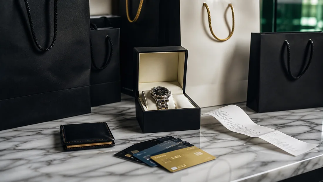 Luxury vehicle illustrating potential wealth drainers