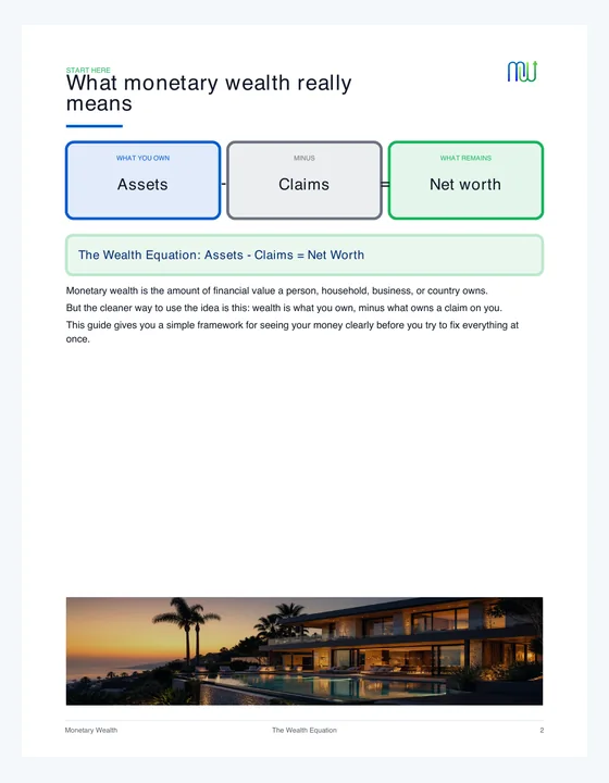 The Wealth Equation sample page